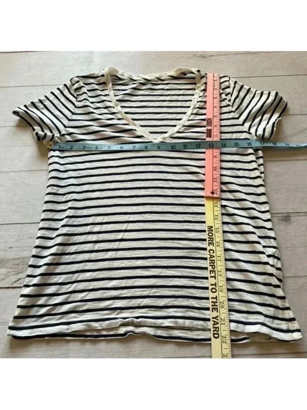 Madewell Striped Short Sleeve Tee Size S - Picture 6 of 8